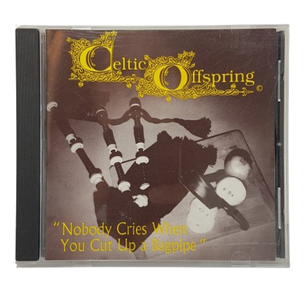 Vintage 1995 CD Celtic Offspring Nobody Cries When You Cut Up a Bagpipe